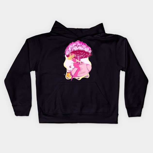 barbie oppenheimer new stye Kids Hoodie by unknow user